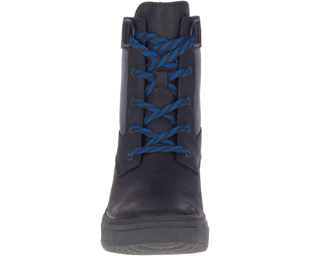 Merrell Støvler Dame - Haven Mid Lace Waterproof - Sort - OAS738042